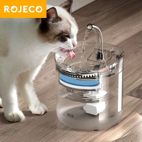 Automatic Cat Water Fountain - Smart Sensor Drinking Fountain for Pets