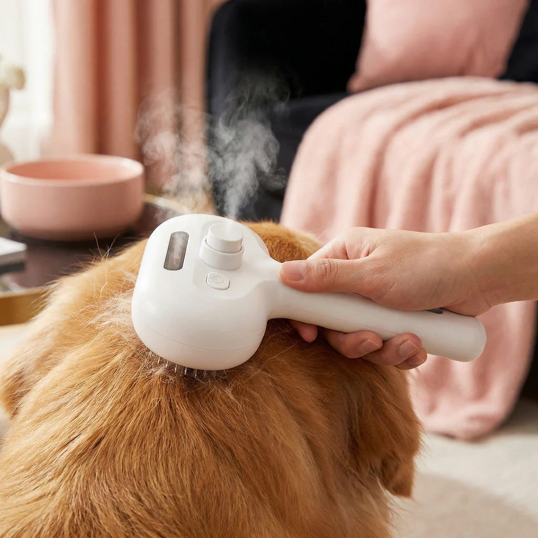 2‑in‑1 Pet Spray Brush