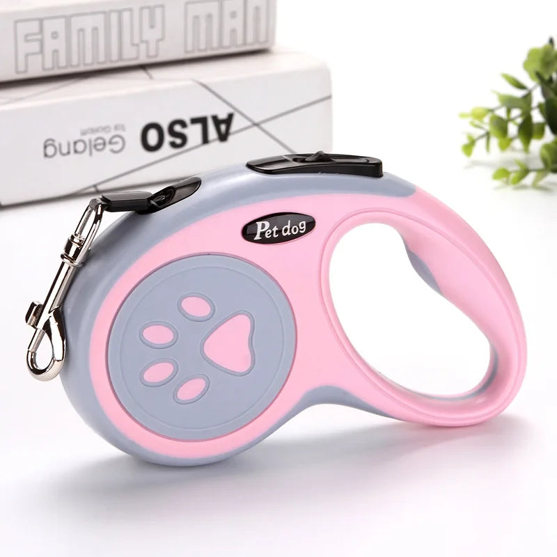 Retractable Dog Leash - 3m/5m Nylon Walking Lead for Small Pets
