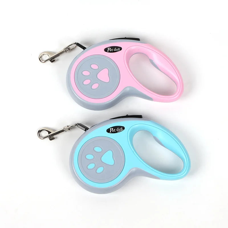 Retractable Dog Leash - 3m/5m Nylon Walking Lead for Small Pets
