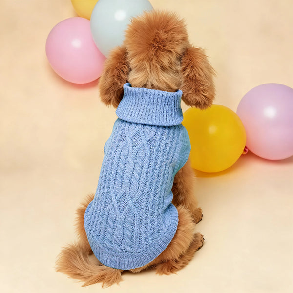 Soft Knit Dog Sweater - Lightweight Warm Winter Pullover