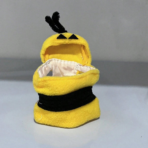 Bee Costume for Pet Birds - Soft Hooded Outfit for Small Parrots