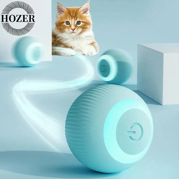 Automatic Rolling Cat Ball Toy - Interactive Smart Play Toy for Indoor Cats