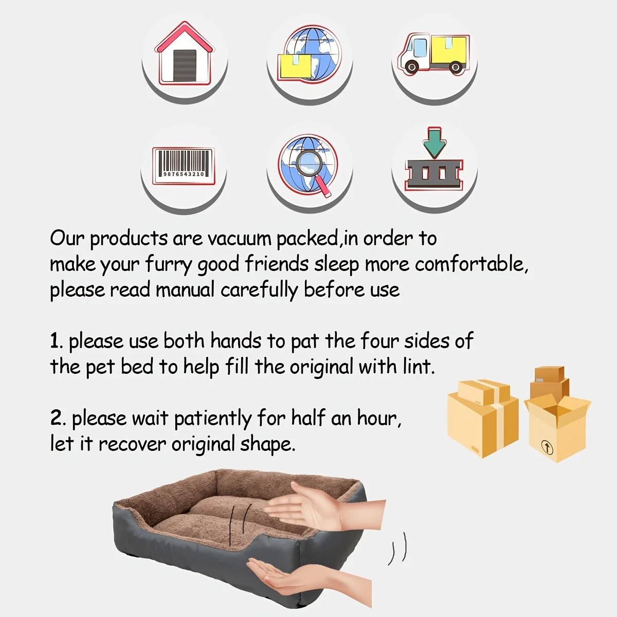 Cozy Dog Sofa Bed - Plush Cushion Basket for Dogs