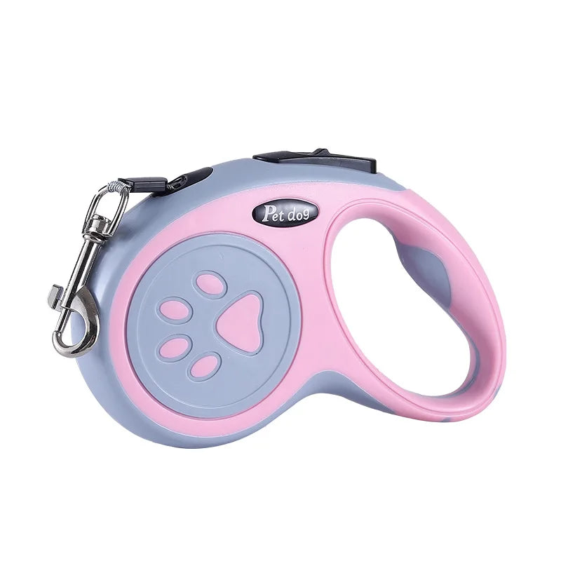Retractable Dog Leash - 3m/5m Nylon Walking Lead for Small Pets