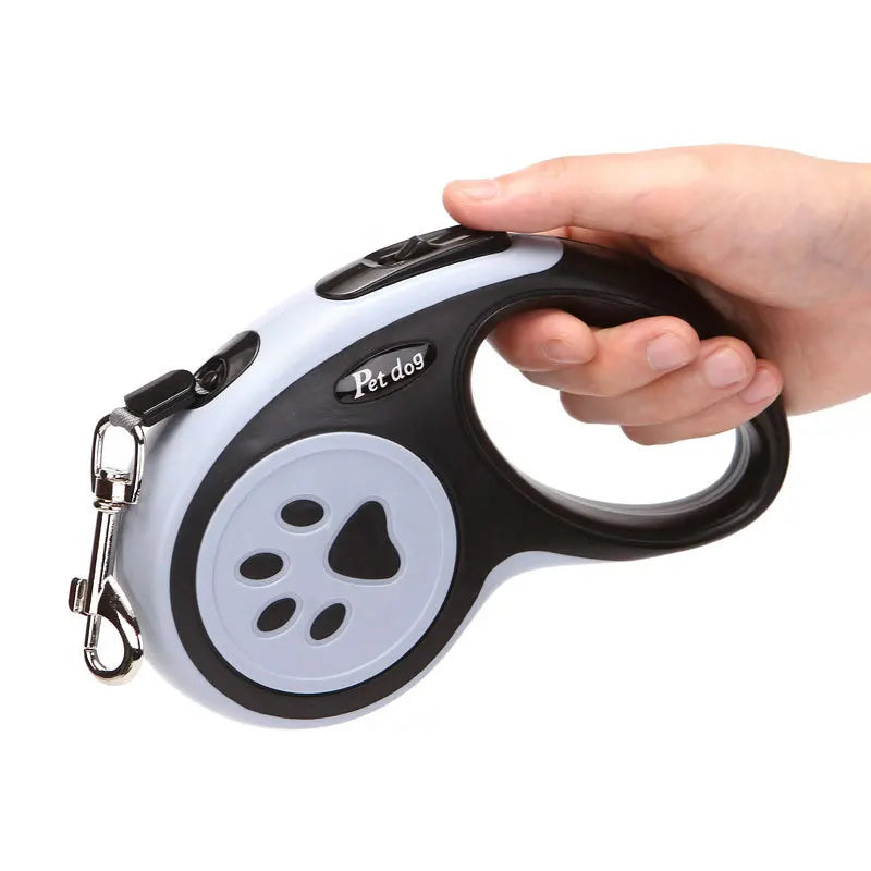 Retractable Dog Leash - 3m/5m Nylon Walking Lead for Small Pets